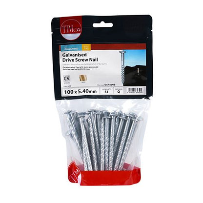 TIMCO Drive Screw - Galvanised 100 x 5.40 Pack 1