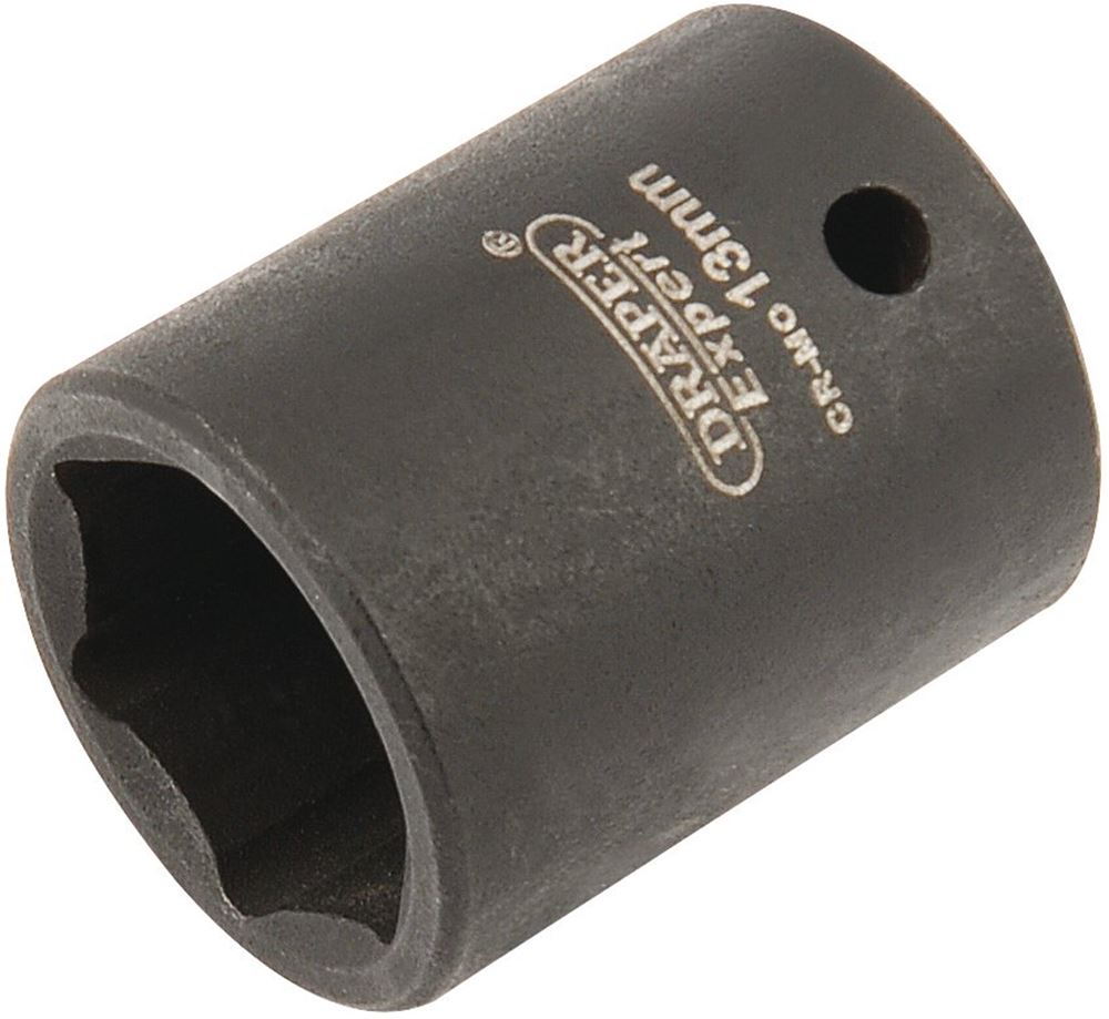 Draper 13MM IMPACT SOCKET 1/4DR 05056 1/4" Sq. Dr. Draper Expert HI-TORQÂ® Metric Impact Sockets
