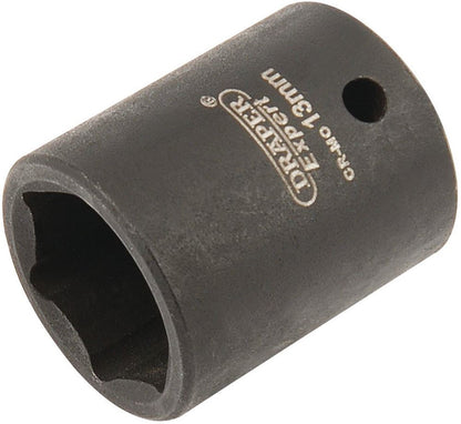 Draper 13MM IMPACT SOCKET 1/4DR 05056 1/4" Sq. Dr. Draper Expert HI-TORQÂ® Metric Impact Sockets