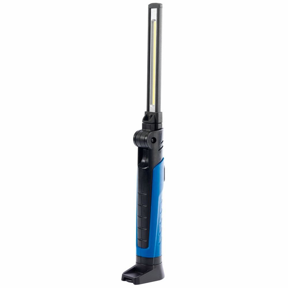 Draper 7W COB INSPECT.LAMP NO CHARGER 11689 COB/SMD LED Slimline Inspection Lamp without Charger, 7W, 70 to 700 Lumens, Blue