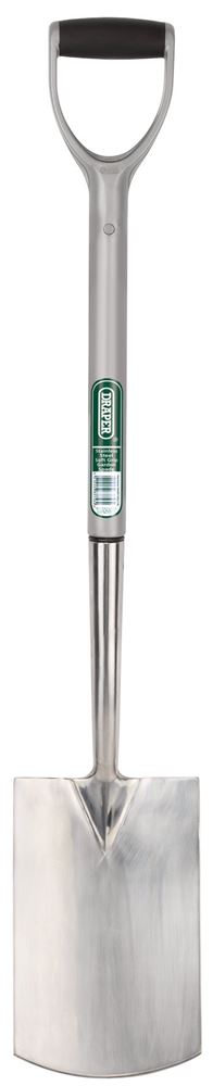 Draper STAINLESS STEEL DIGGING SPADE 83756 Stainless Steel Soft Grip Garden Spade