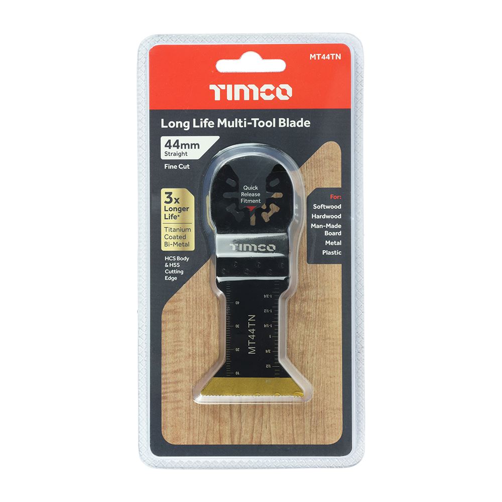 TIMCO Long Life MTool Blade Straight 44mm Pack 1
