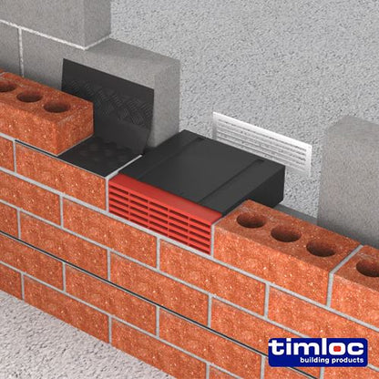 TIMCO Plastic Airbrick Grey 215 x 69 x 60 Grey Pack 20