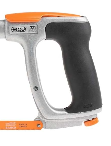 Bahco 325 ERGO Hacksaw 300mm 12in Professional Hand Saw Heavy Duty Frame