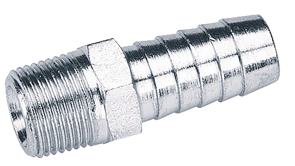 25863 Draper 3/8 Taper 1/2 Bore PCL Male Screw Tailpieces (3 Piece) A2808 PACKED Air Fittings Professional Trade DIY Workshop Garage Use