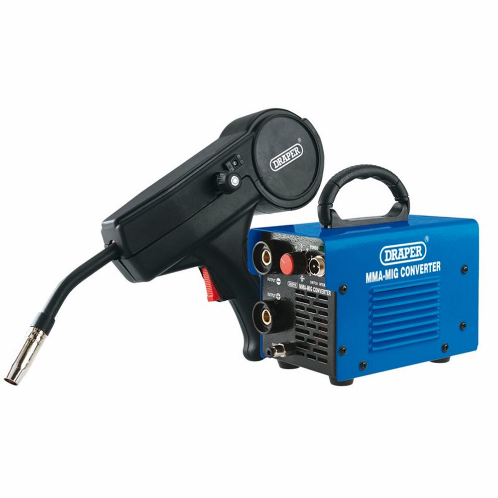 00587 Draper 230V MMA to Mig Converter, 200A MCB200 Mig Welders 195 x 155 x 115mm Professional Trade DIY Workshop Garage Use