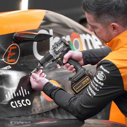 DeWalt McLaren XR Brushless Combi Drill 18V 2x5Ah Li-ion Kit F1 Edition