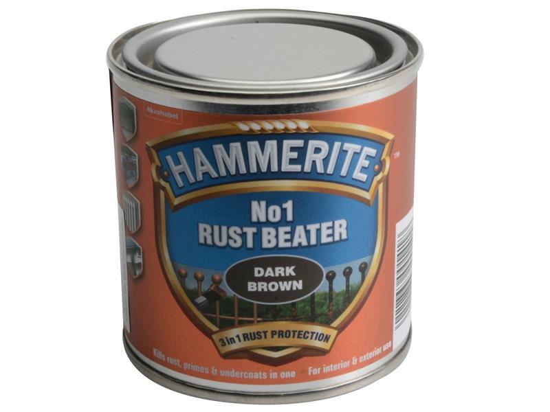 Hammerite 5092810 No.1 Rust Beater Paint Dark Brown 250ml