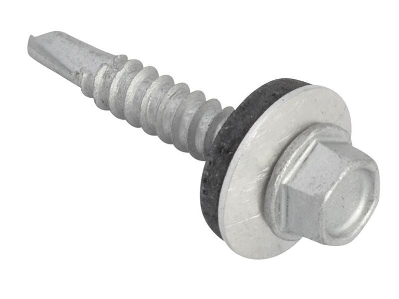 ForgeFix FORTFHL5532 TechFast Hex Head Roofing Screw Self-Drill Light Section 5.5 x 32mm Pack 100 |