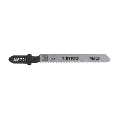 TIMCO Jigsaw Blade for Metal T218A Pack 5