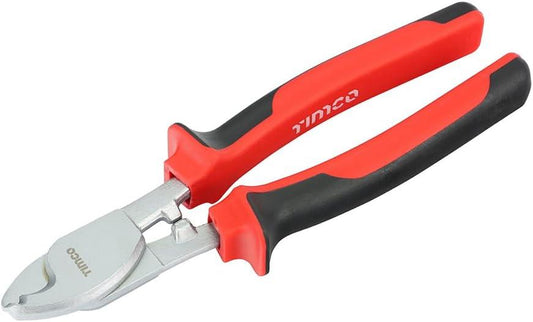 TIMCO Cable & Wire Cutters 8 Inch 200mm Heavy Duty Electricians Pliers