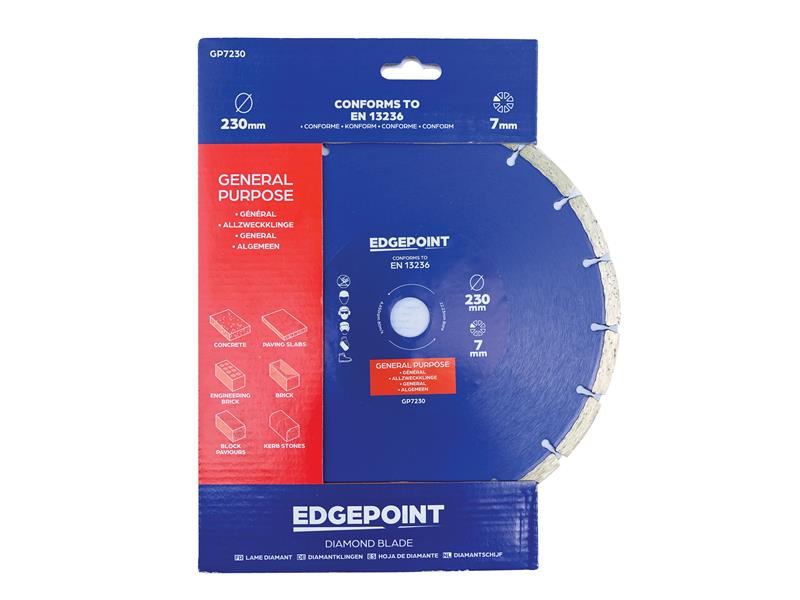 EdgePoint EDGDBGP7230 GP7230 General-Purpose Diamond Blade 230mm