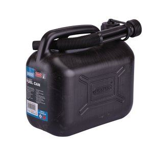 Draper PLASTIC FUEL CAN - 5L - BLACK 09053 Plastic Fuel Can, 5L
