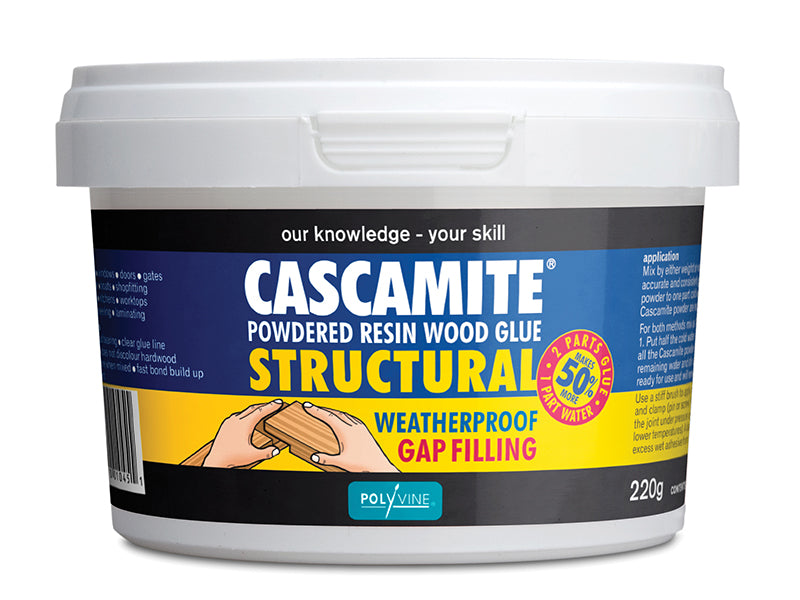 Polyvine ACM250 Cascamite One Shot Structural Wood Adhesive Tub 250g