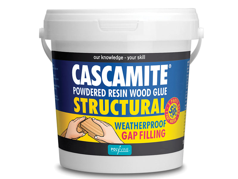 Polyvine ACM500 Cascamite One Shot Structural Wood Adhesive Tub 500g