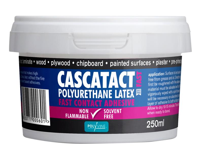 Polyvine ACA250 Cascatact SF Fast Contact Adhesive 250ML