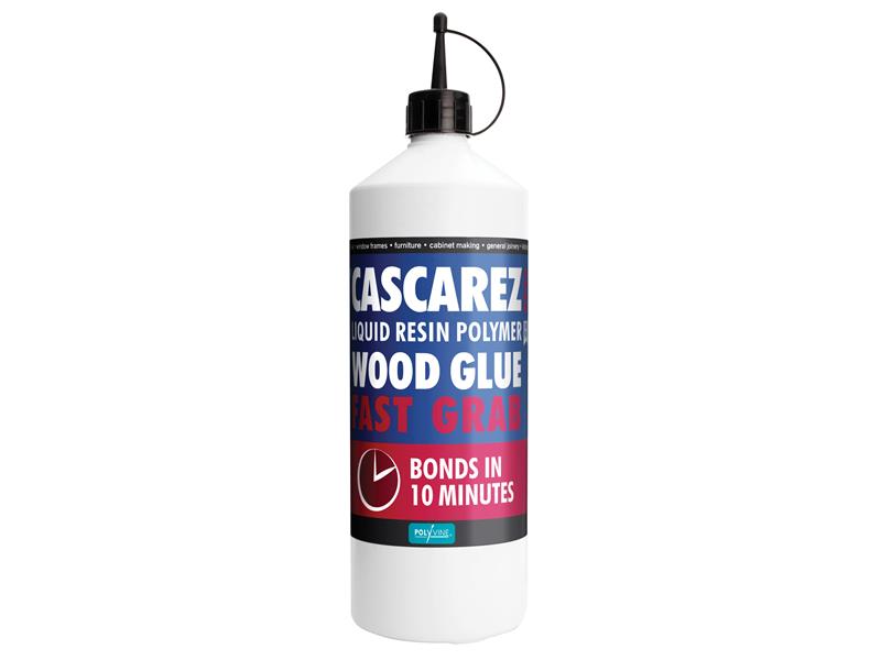 Polyvine AFGWG1000 Cascarez Fast Grab Wood Adhesive 1 litre