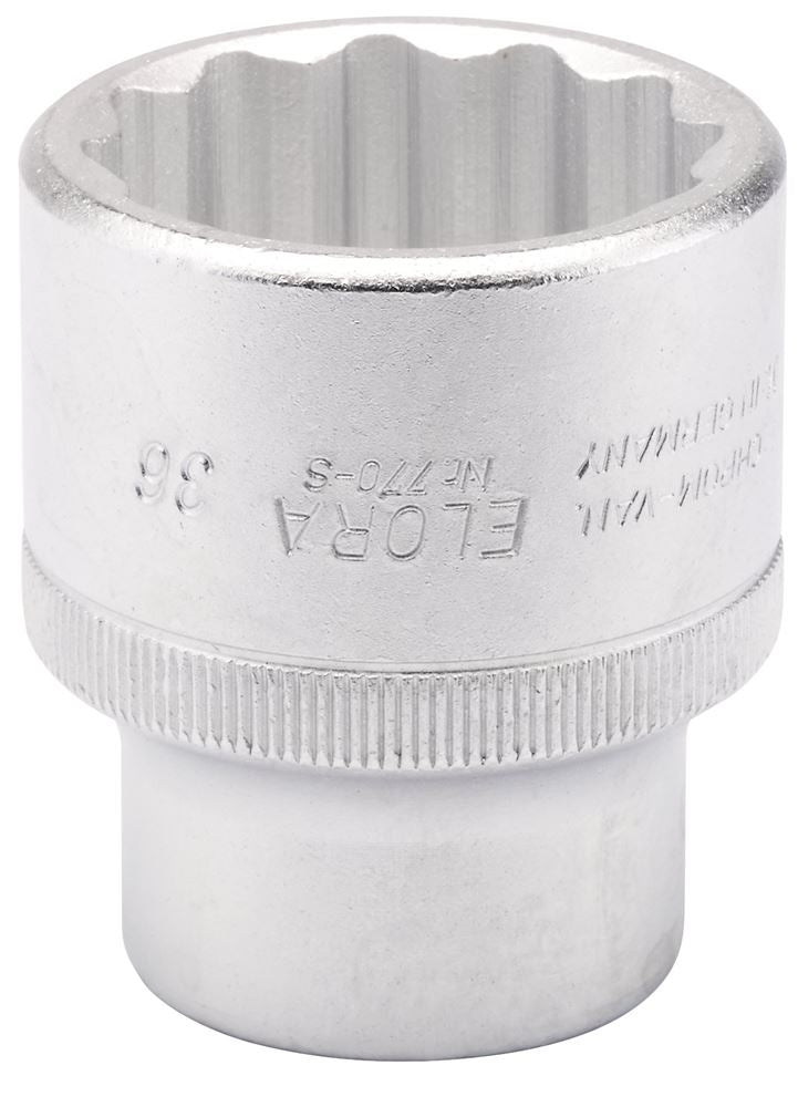 Draper 36MM BI-HEX SOCKET 3/4DRIVE 00799 3/4" Sq. Dr. Metric Bi-Hexagon Sockets