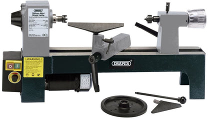 Draper 300MM MINI WOODLATHE 60988 60988 Variable Speed Mini Wood Lathe, 250W