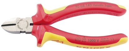 31925 KNIPEX KNIPEX 70 08 140UKSBE VDE Diagonal Cutter, 140mm 70 08 140 UKSBE Pliers VDE Pliers Professional Trade DIY Workshop Garage Use