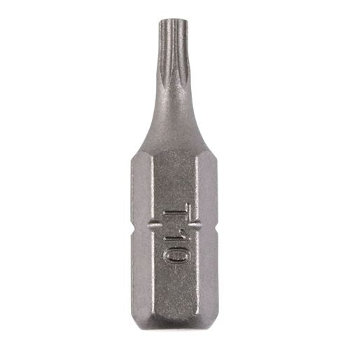 TIMCO TX Drive Driver Bit - S2 Grey TX10 x 25 Grey Pack 10