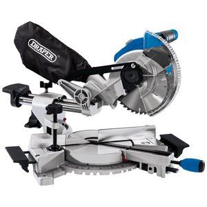 Draper D20 BL 185MM MITRE SAW (BARE) 55588 55588 D20 20V Brushless Sliding Compound Mitre Saw, 185mm (Sold Bare)