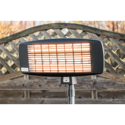 Sealey IFSH2003 Infrared Quartz Patio Heater with Telescopic Floor Stand 2000W/230V | 230V - 13A, Tip-Over Switch | A totally dry heat, no