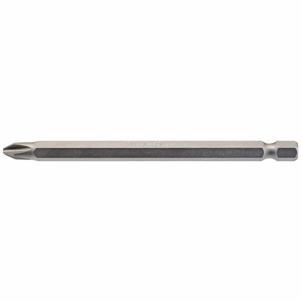 Draper 100MM NO2 C.SLOT S/D.BIT 64365 1/4" Hex. Cross Slot E Shank Insert Bits