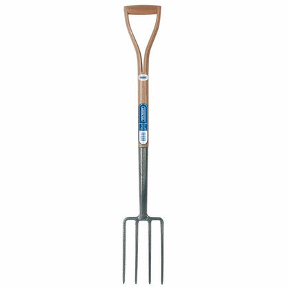 Draper CARBON STEEL BORDER FORK (ASH) 14304 Carbon Steel Border Fork with Ash Handle