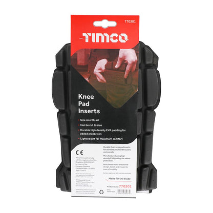 TIMCO Knee Pad Inserts One Size Pack 1