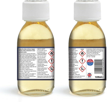 Rustins TRAL125 Metal Lacquer Clear 125ml