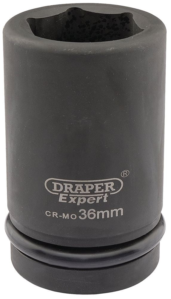 Draper 36MM IMP.DEEP SCKET 1DR 05150 HI-TORQÂ® Metric Deep Impact Sockets, 1" Sq. Dr.