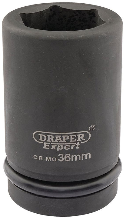 Draper 36MM IMP.DEEP SCKET 1DR 05150 HI-TORQÂ® Metric Deep Impact Sockets, 1" Sq. Dr.