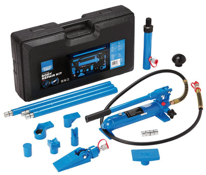 Draper BODY REPAIR KIT - 4 TONNE 13590 Hydraulic Body Repair Kit, 4 Tonne (15 Piece)