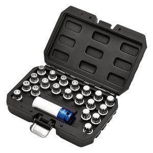 Draper BMW LOCKINGWHEEL SOCKETSET21PC 13599 13599 BMW Locking Wheel Socket Set (12 Piece)