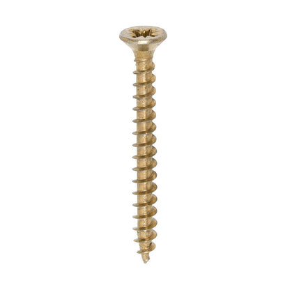 TIMCO Solo Woodscrew CSK - ZYP (IND) 4.0 x 40 Gold Pack 1000