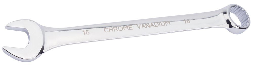 Draper 16MM COMB SPANNER FULLY POLISH 35198 Draper HI-TORQÂ® Short Pattern Metric Combination Spanners