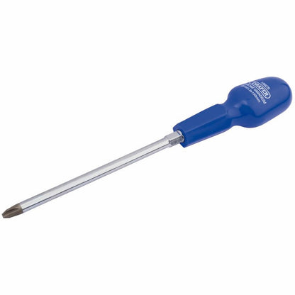 14085 Draper Cross Slot Cabinet Pattern Screwdriver, No.3 x 150mm 186CS Cabinet Screwdrivers - 186 Range Professional Trade DIY Workshop Garage Use