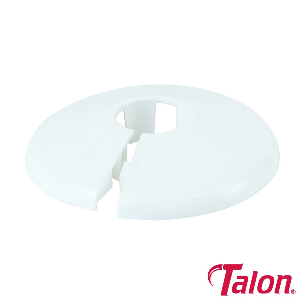 TIMCO Pipe Collar - White 15mm White Pack 10