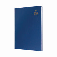 Collins A4 Desk Diary WTV Blue 2024