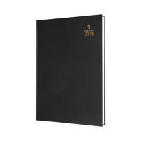 Collins A4 Desk Diary DPP Black 2024