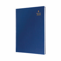 Collins A4 Desk Diary DPP Blue 2024