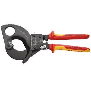 Draper 280MM CABLE CUTTER 55015 VDE Fully Insulated Ratchet Action Cable Cutters
