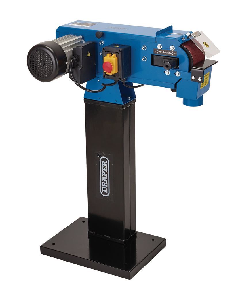 Draper 1500W BELT LINISHER 98421 230V Belt Linisher, 100mm, 1500W