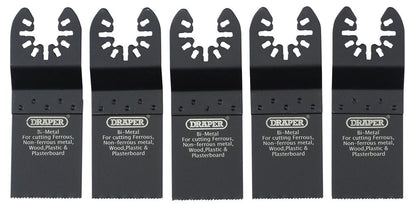 Draper OMT BIM CUT BLADE - 34MM 5PCS 70476 70476 Multi-Tool Plunge Cutter (5 Piece)