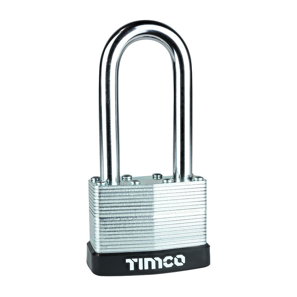 TIMCO Long Shackle Laminated Padlock 50mm Pack 1