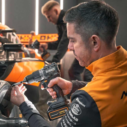 DeWalt McLaren XR Brushless Combi Drill 18V 2x5Ah Li-ion Kit F1 Edition