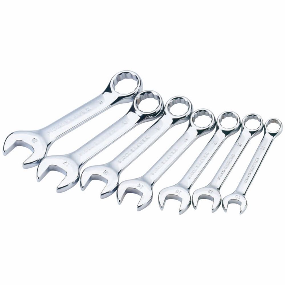 Draper COMB.SPANNER SET-STUBBY-METRIC 56398 Draper HI-TORQÂ® Metric Stubby Combination Spanner Set (7 Piece)
