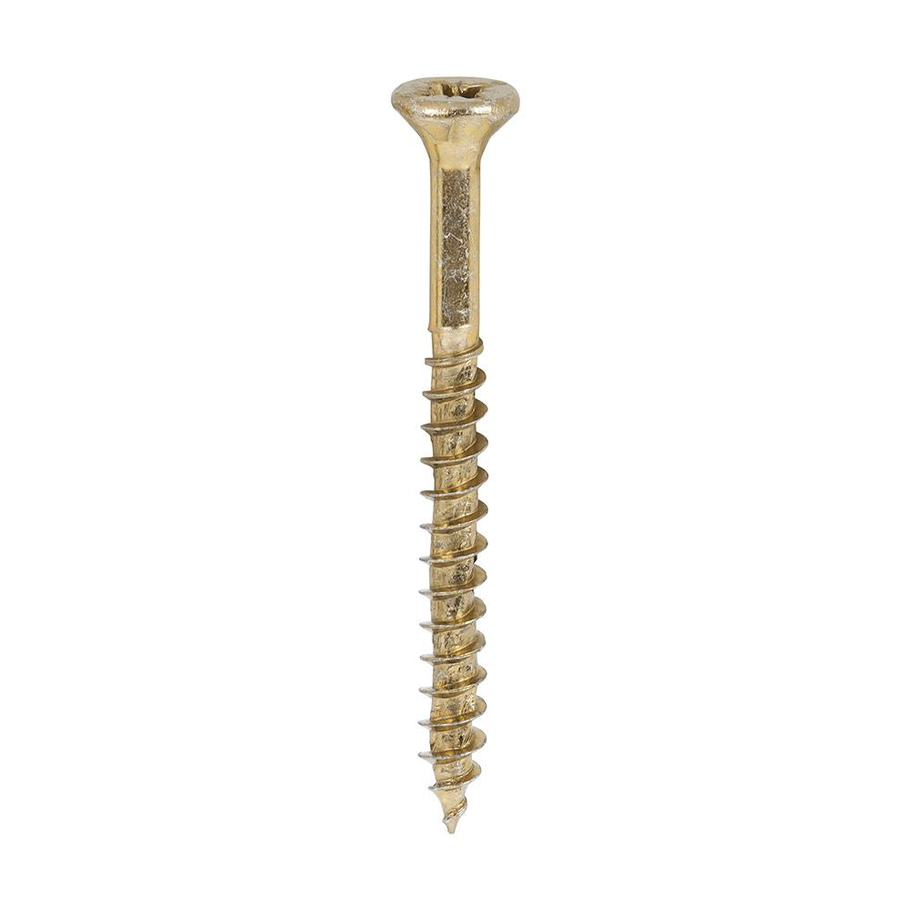TIMCO Velocity Screw PZ2 CSK ZYP 4.0 x 45 Gold Pack 200