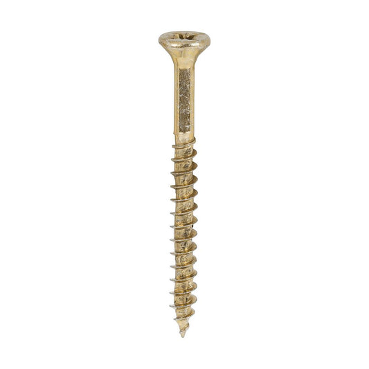 TIMCO Velocity Screw PZ2 CSK ZYP 4.0 x 45 Gold Pack 200